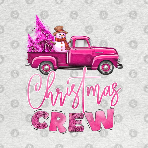 Christmas Crew X-mas design by Happii Pink